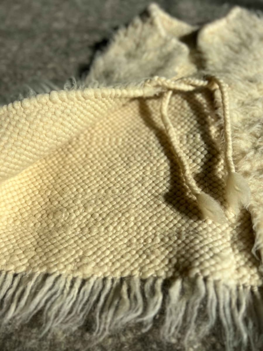 Children's  vest made of merino wool brushed wool technique-1